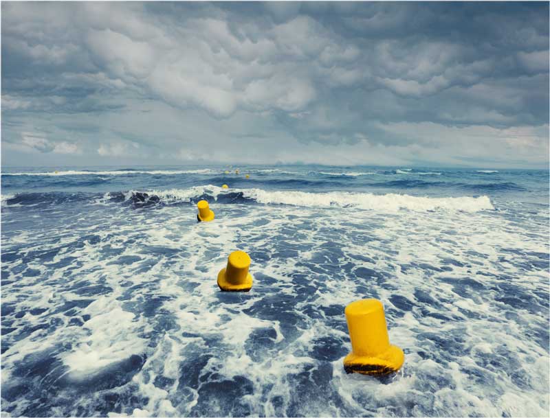 Wave Buoys in Surf